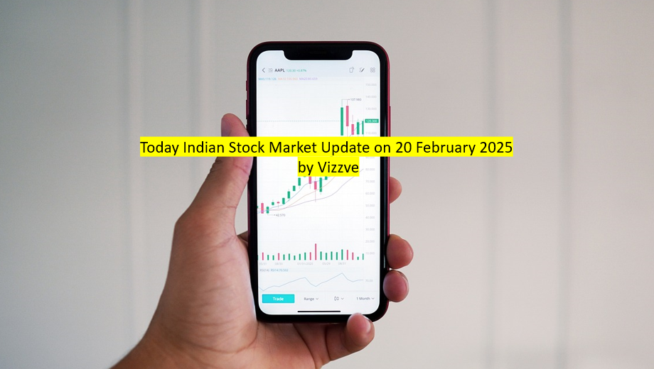 Today Indian Stock Market Update on 20 February 2025 by Vizzve